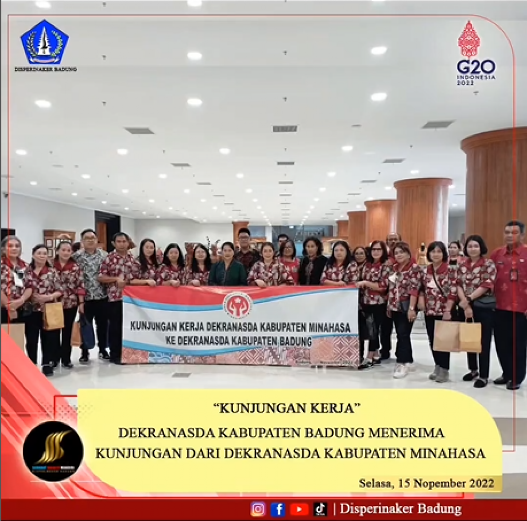 Kunjungan Kerja Dekranasda Kabupaten Minahasa di Galeri IKM Kreatif